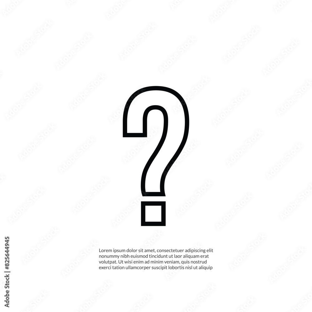 Question mark sign icon, vector best flat icon. Question mark sign icon, vector best flat icon.