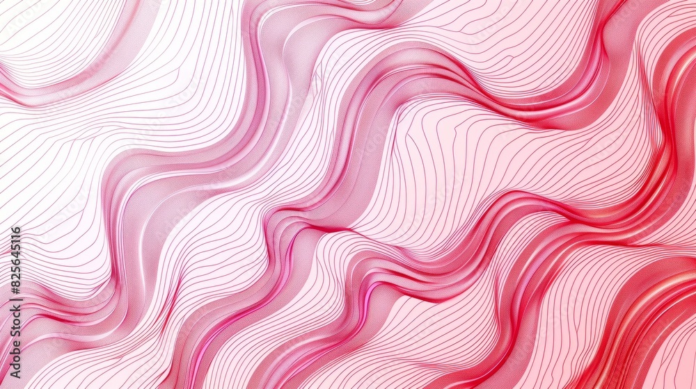 pink gradient wavy lines pattern, vector graphic on white background, pink and red color scheme pink gradient wavy lines pattern, vector graphic on white background, pink and red color scheme