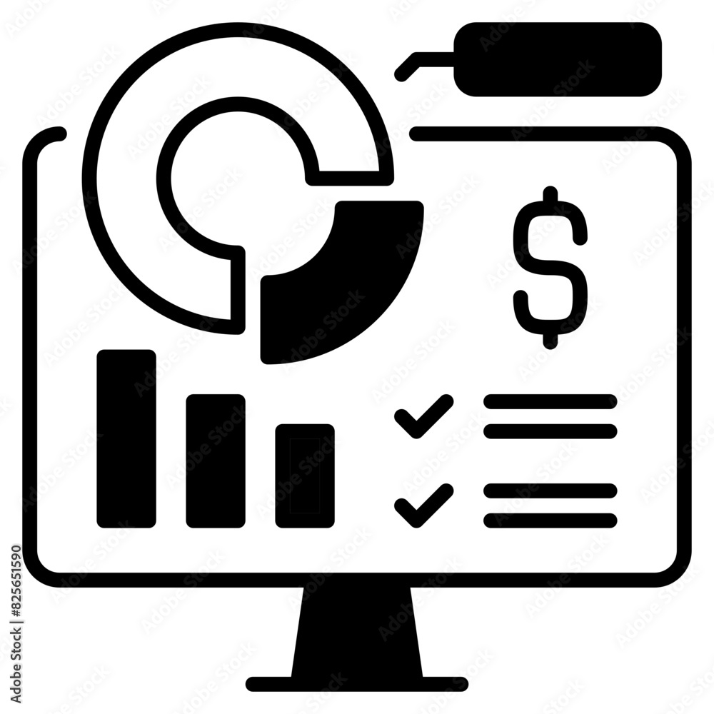 online investment icon illustration online investment icon illustration