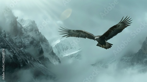 The Eagle makes a sudden descent photo