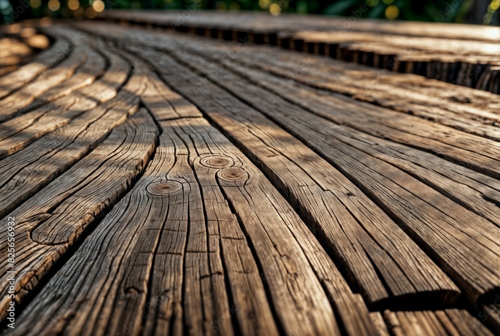 A close-up of rustic wood with dark and light textures - Generative AI
A close-up of rustic wood with dark and light textures - Generative AI