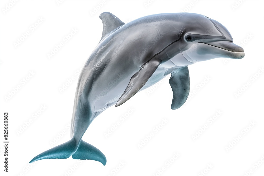 Dolphin isolated on white background Dolphin isolated on white background
