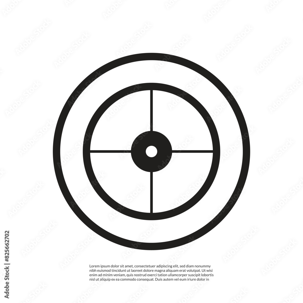 Target icon, vector best flat icon. Target icon, vector best flat icon.