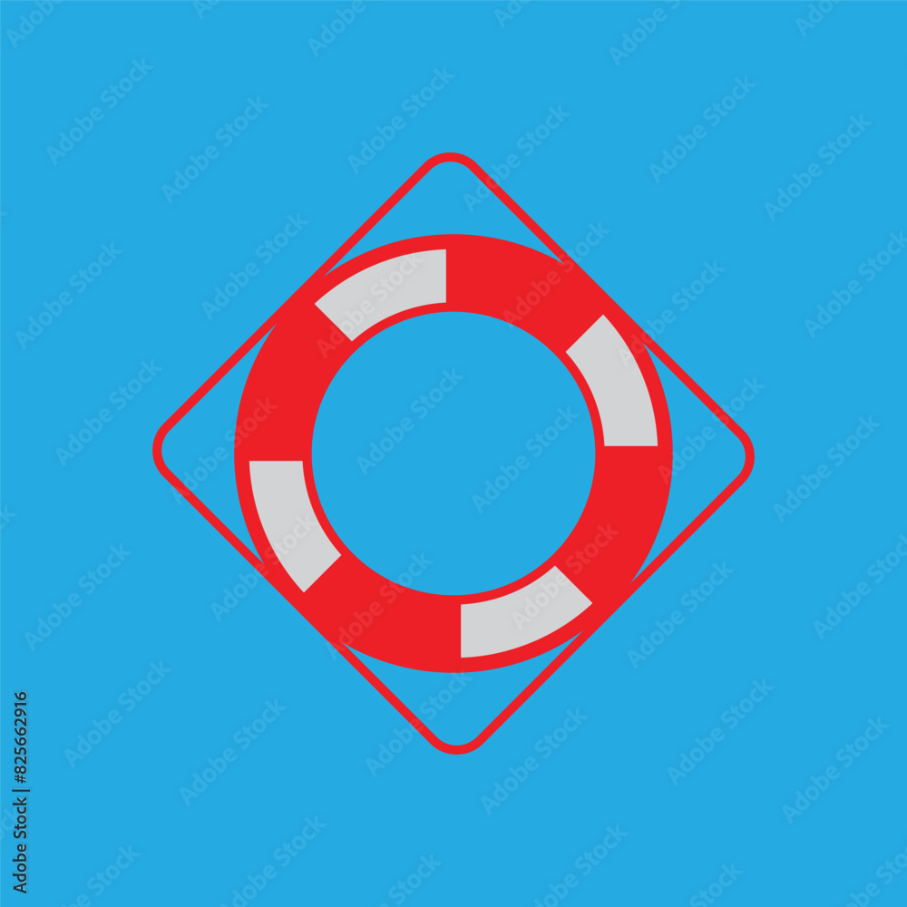 Life buoy icon vector logo design template Life buoy icon vector logo design template
