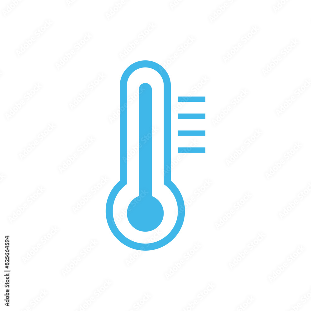 Temperature icon vector. line thermometer symbol. Temperature icon vector. line thermometer symbol.