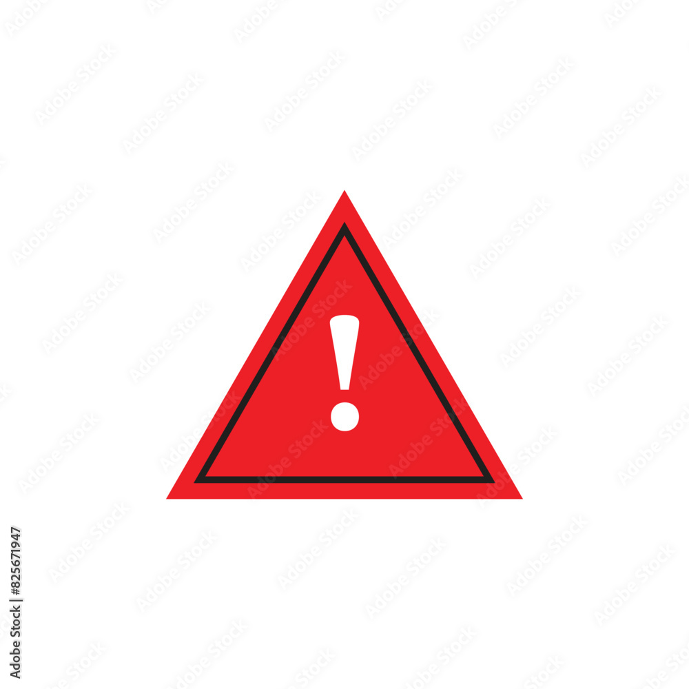 Flat Danger icon symbol vector Illustration. Flat Danger icon symbol vector Illustration.