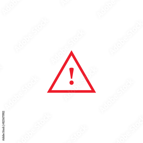 Danger icon in flat style with background. Free Download Danger icon in flat style with background. - GFXLoad