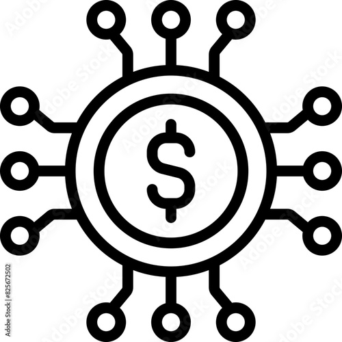 digital money icon