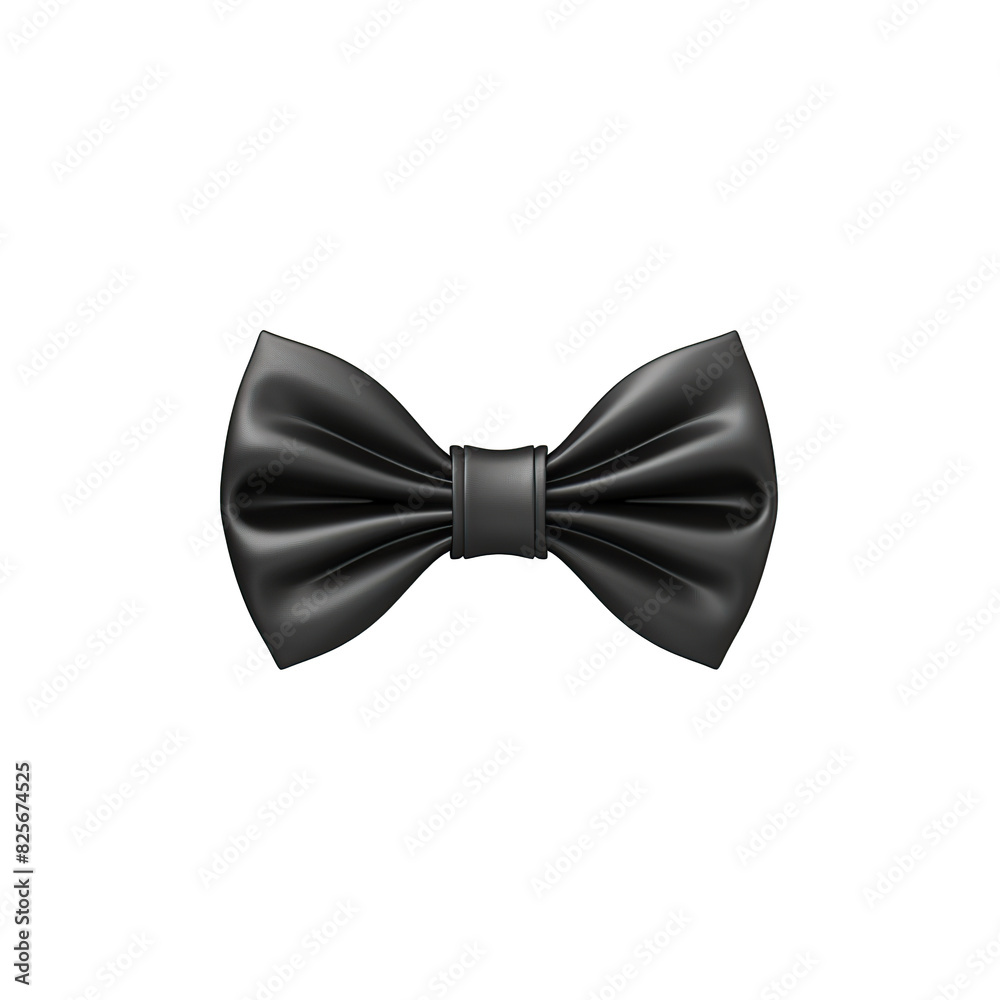 black bow tie as element isolated on white background black bow tie as element isolated on white background