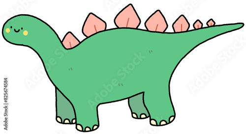 фотографія Stegosaurus dino cartoon