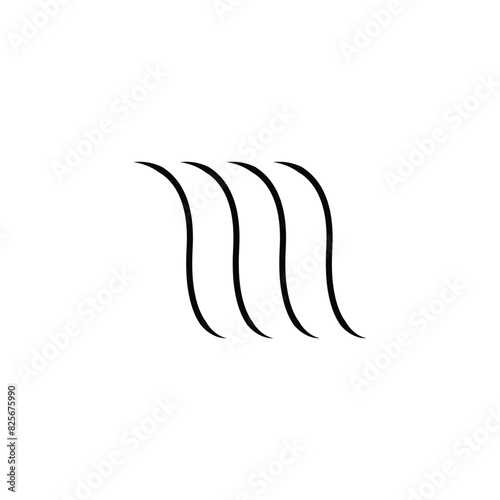 waterfall icon. Flat style design isolated on white background.