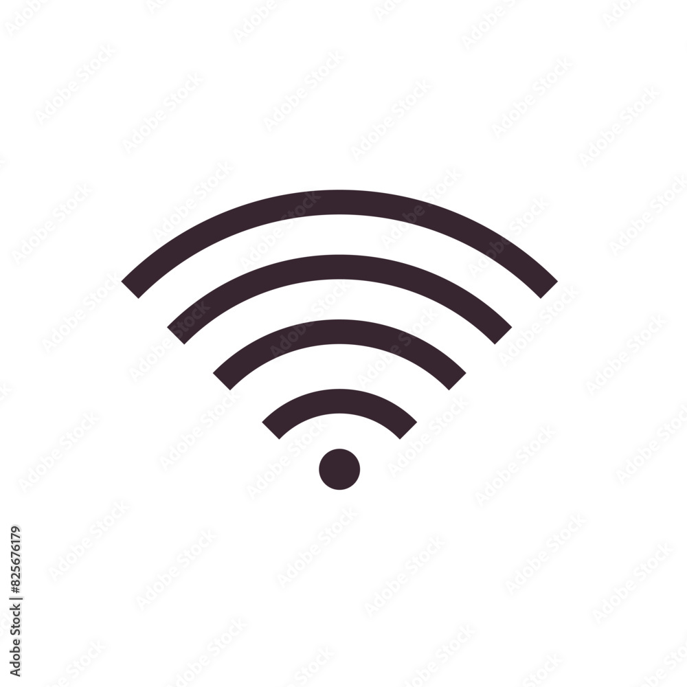 Flat WiFi icon symbol vector Illustration. Flat WiFi icon symbol vector Illustration.