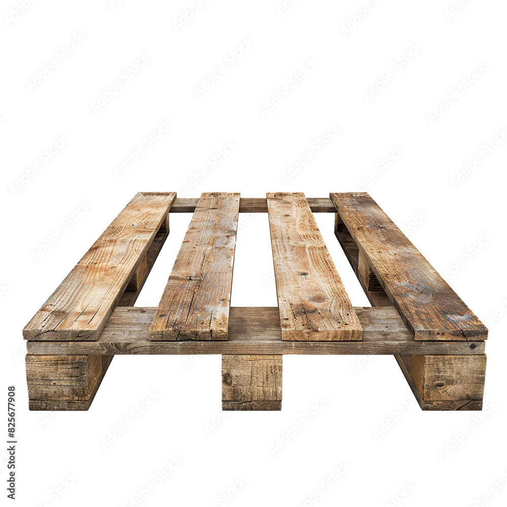 empty wood pallet as element isolated on white background empty wood pallet as element isolated on white background