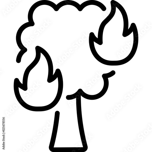 forest fire icon