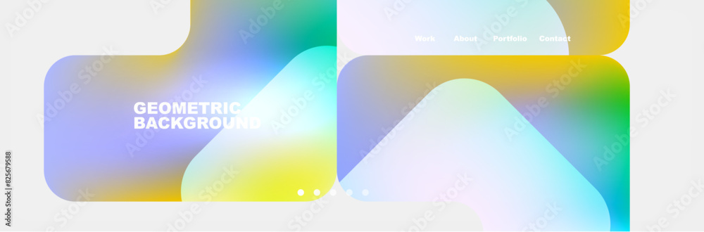 Arrows and squares with bright colors and round angles. Vector Illustration For Wallpaper, Banner, Background, Card, Book Illustration, landing page Arrows and squares with bright colors and round angles. Vector Illustration For Wallpaper, Banner, Background, Card, Book Illustration, landing page