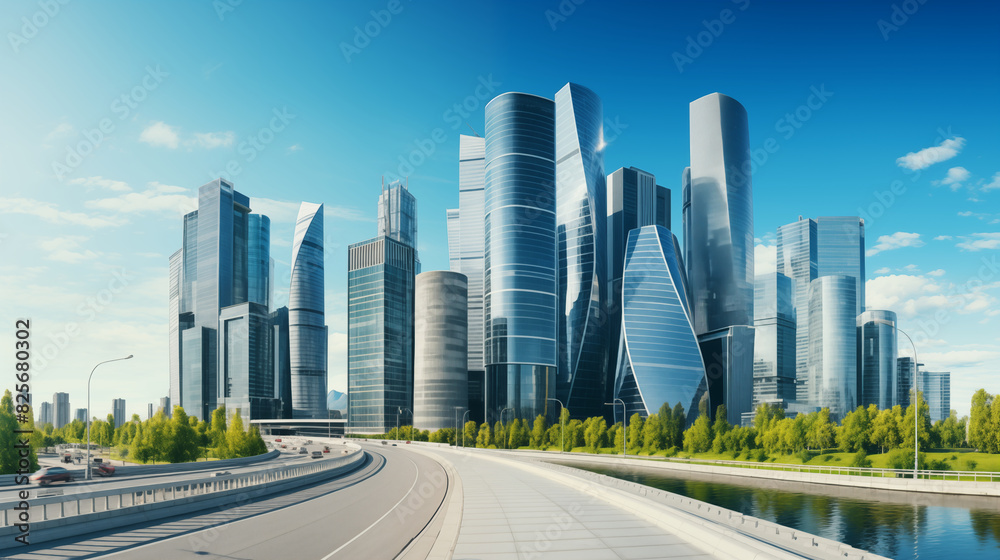 Moscow Majesty: Modern Skyline Meets Lush Greenery Moscow Majesty: Modern Skyline Meets Lush Greenery