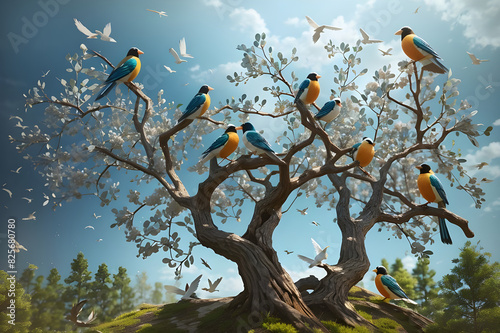 The Beauty of Birds: Celebrating Avian Diversity  photo
