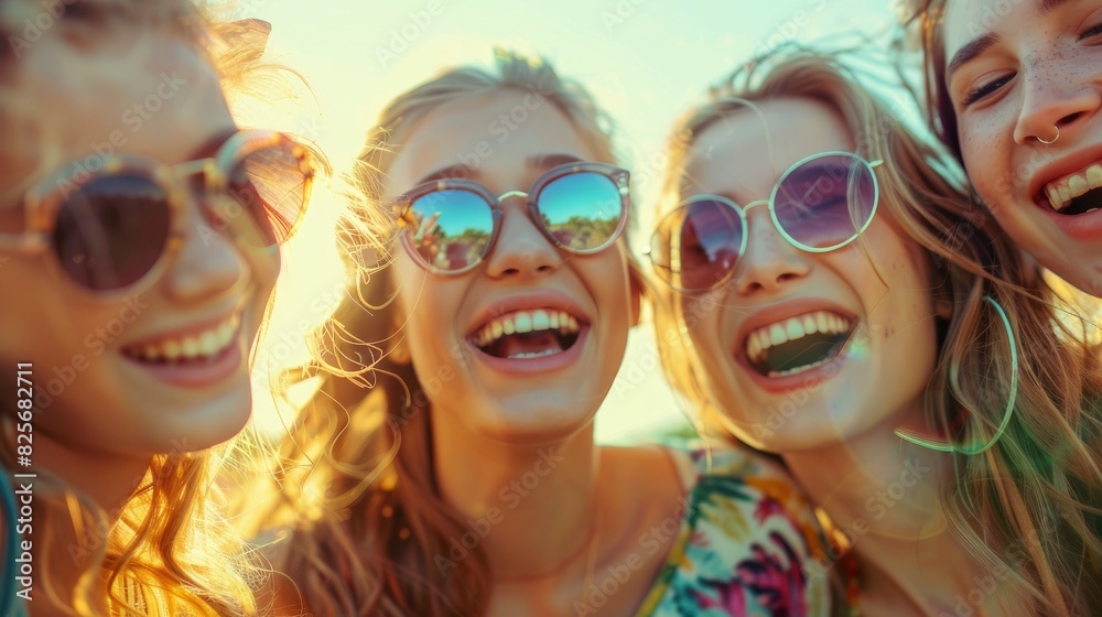 A Group Of Girls Enjoying A Fun-Filled Day Together, Their Laughter And Camaraderie Creating An Infectious Energy, Hd Images A Group Of Girls Enjoying A Fun-Filled Day Together, Their Laughter And Camaraderie Creating An Infectious Energy, Hd Images