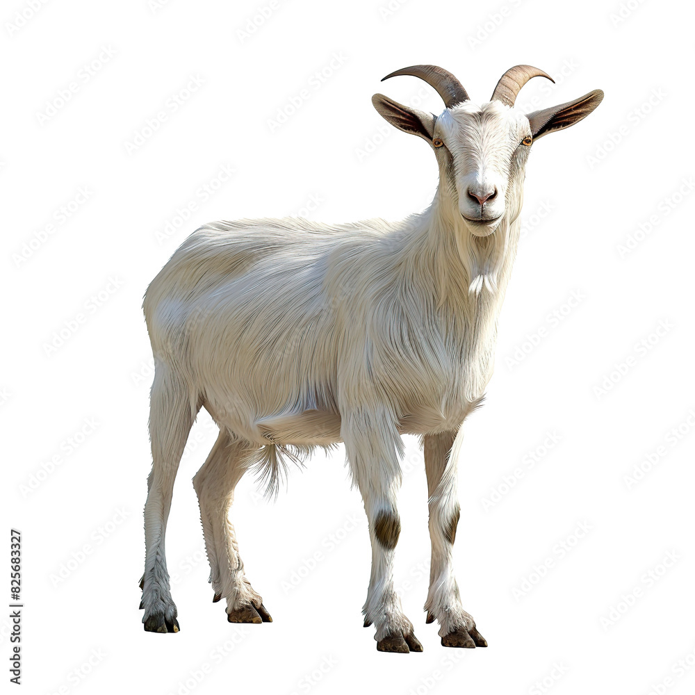 a goat as element in isolated white background a goat as element in isolated white background