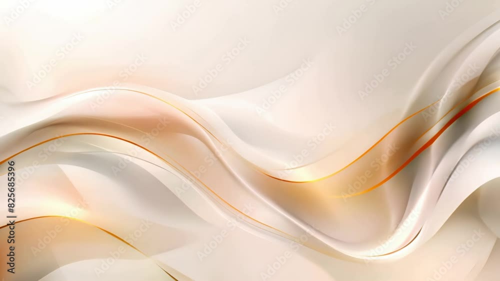 white smooth flowing waves with curved golden lines abstract motion background. Seamless looping. Video animation Ultra HD 4K 3840x2160
white smooth flowing waves with curved golden lines abstract motion background. Seamless looping. Video animation Ultra HD 4K 3840x2160