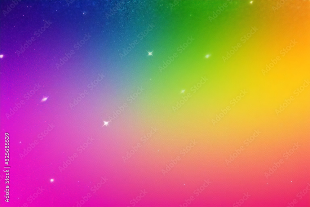Fototapeta premium pastel rainbow glitter background, geometric banner, A magical blend of pink and blue sparkles, this textured background is perfect for adding a touch of fantasy and light reflection to designs