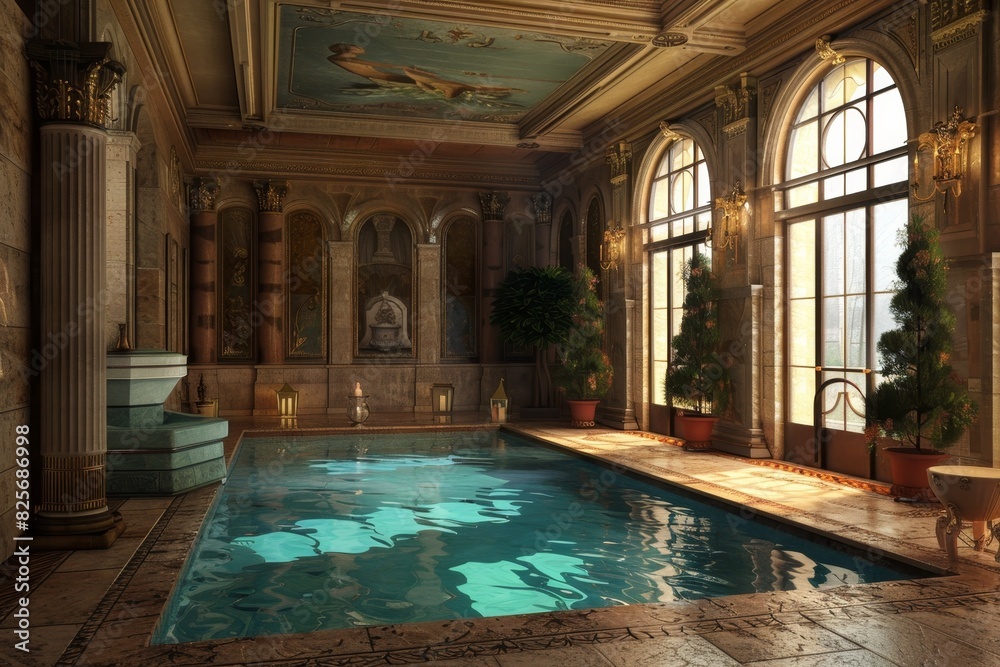 Fototapeta premium Classical Indoor Pool