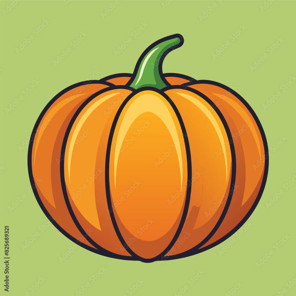 Cute bat pumpkin dracula halloween cartoon vector icon illustration food holiday isolated flat