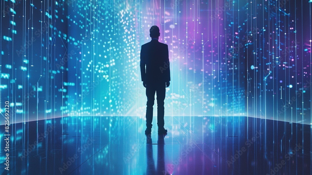 Businessman in Data Driven Decision Making Big Data - Man Internet of Things Analytics Data Management
Businessman in Data Driven Decision Making Big Data - Man Internet of Things Analytics Data Management