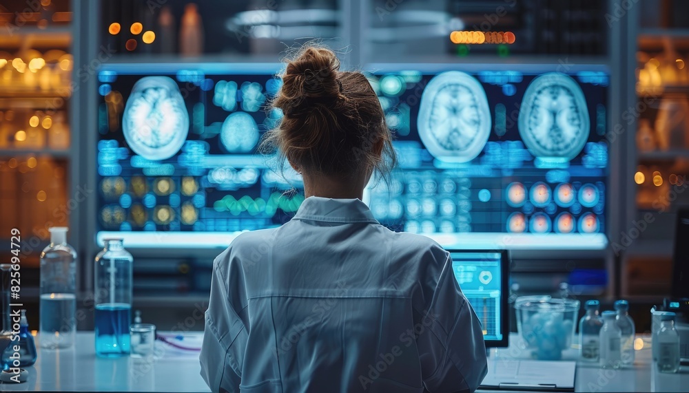 Naklejka premium Scientists on the Brink of Parkinsons Treatment Breakthroughs