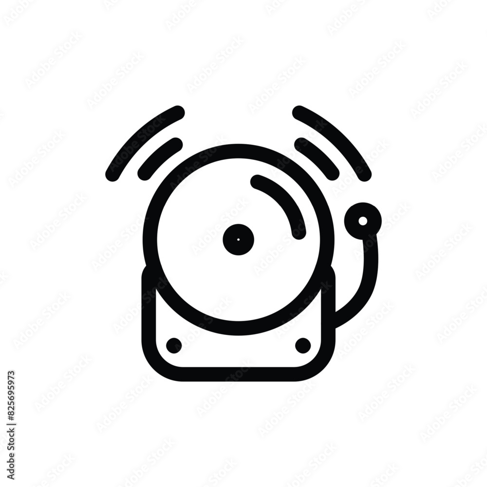 fire alarm outline icon pixel perfect vector design good for website and mobile app fire alarm outline icon pixel perfect vector design good for website and mobile app