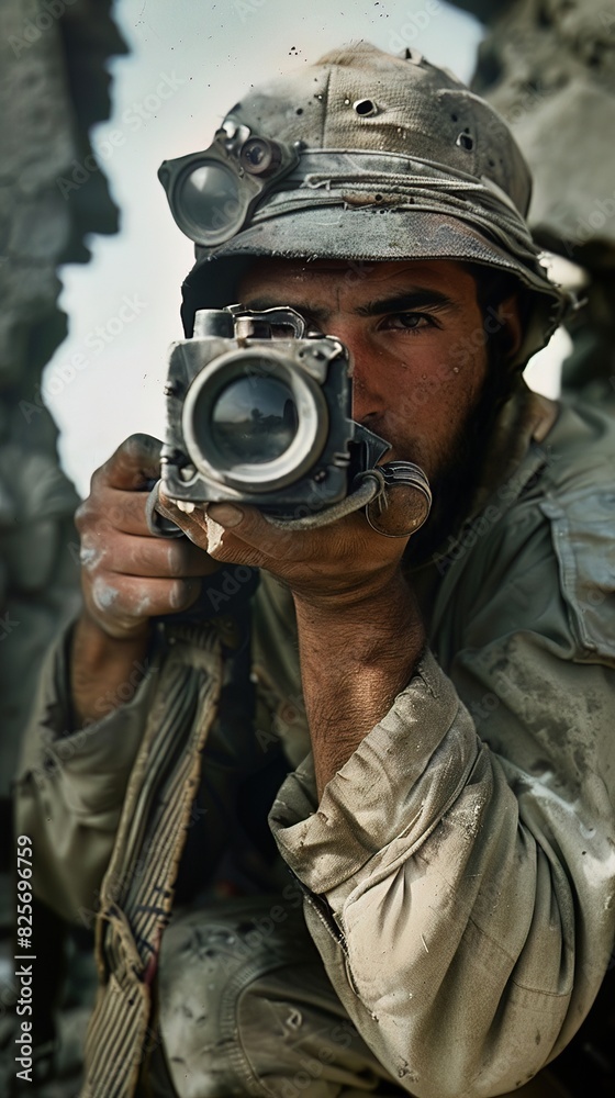 A war correspondent documents the frontline, the lens capturing the raw truth of conflict, the silent witness to war A war correspondent documents the frontline, the lens capturing the raw truth of conflict, the silent witness to war