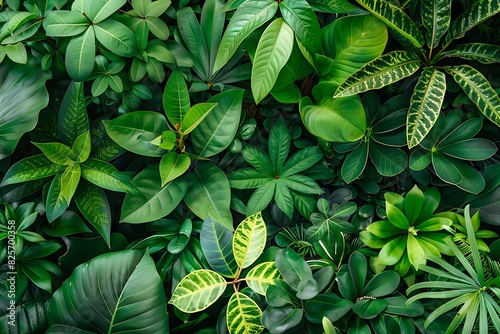 Vertical wall plant background.