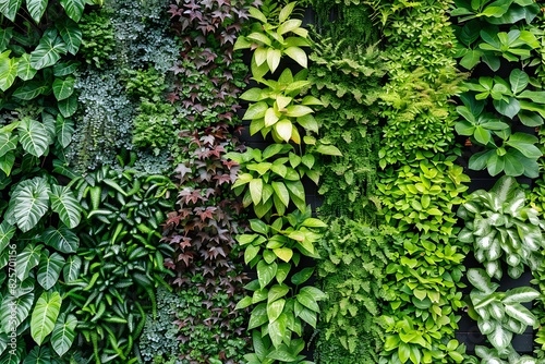 Vertical wall plant background.