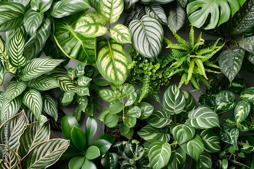 Vertical wall plant background.