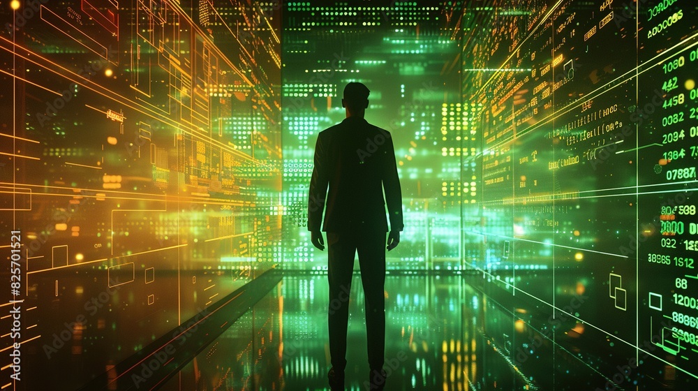 Businessman in Data Driven Decision Making Big Data - Man Internet of Things Analytics Data Management
Businessman in Data Driven Decision Making Big Data - Man Internet of Things Analytics Data Management