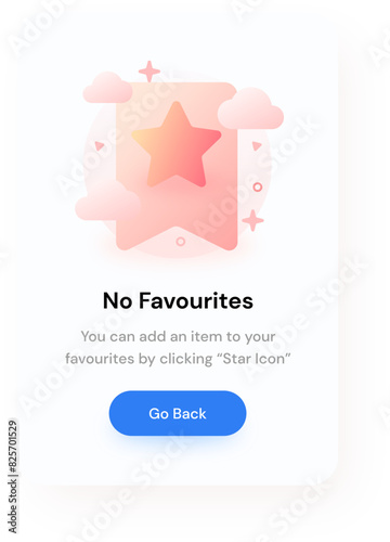 No Favourites Empty State Illustration