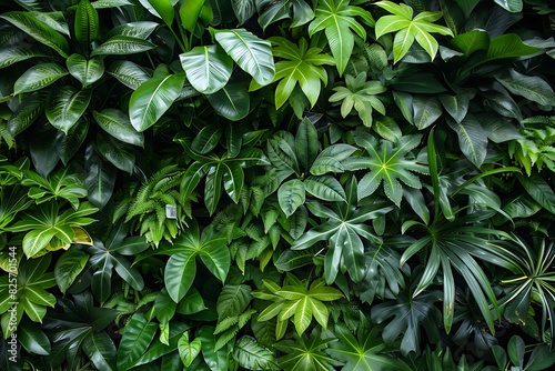 Vertical wall plant background.