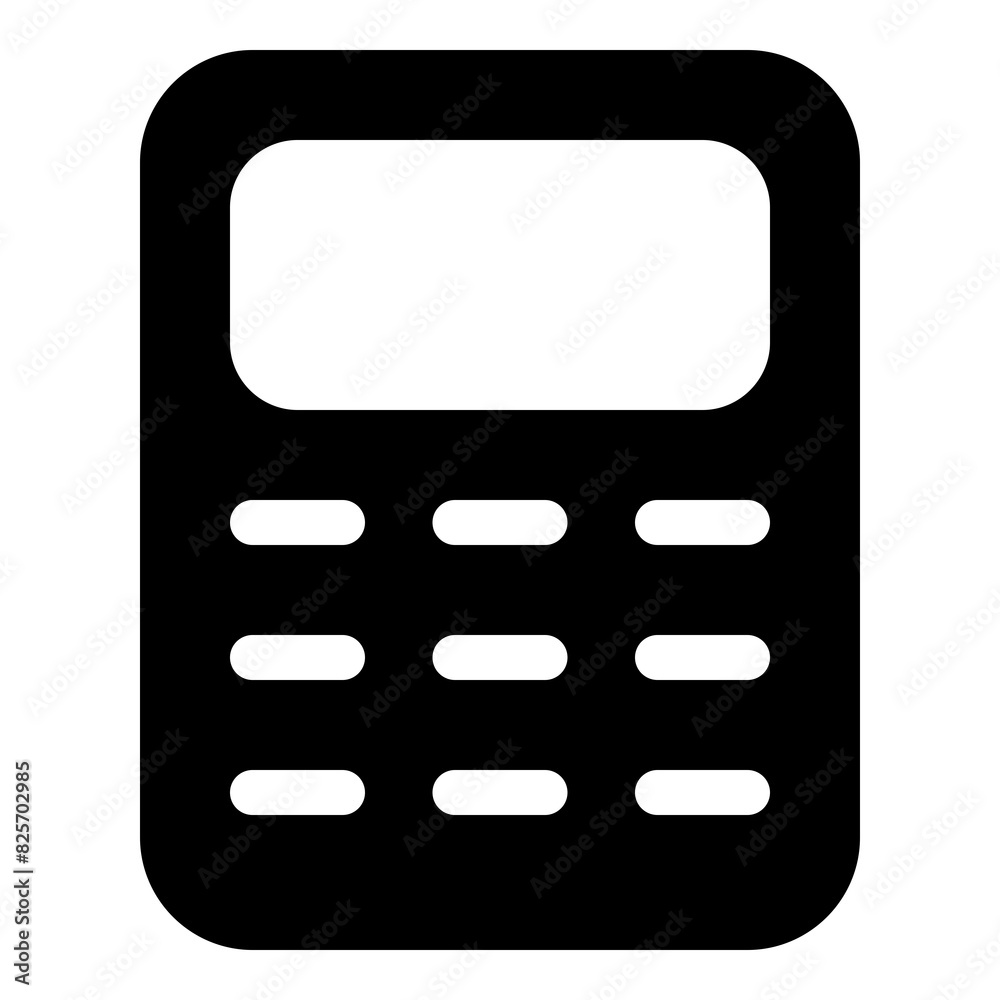 Calculator icon for mathematical operations and financial calculations Calculator icon for mathematical operations and financial calculations
