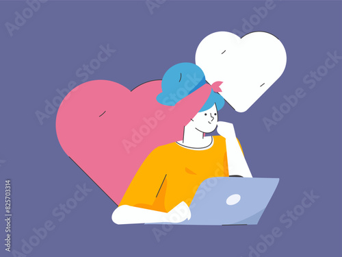 3.12 International Women's Day professional women flat character vector concept operation hand drawn illustration
