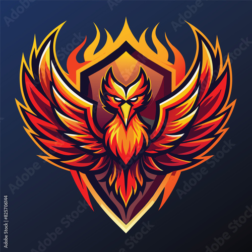 phoenix logo esport style