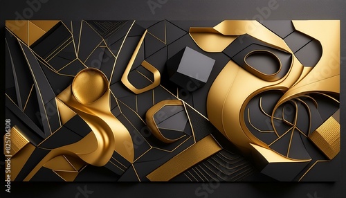 background with gold