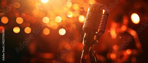 Vintage microphone  photo