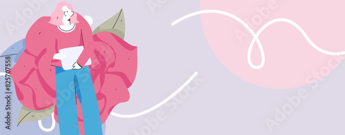 3.12 International Women's Day professional women flat character vector concept operation hand drawn illustration
