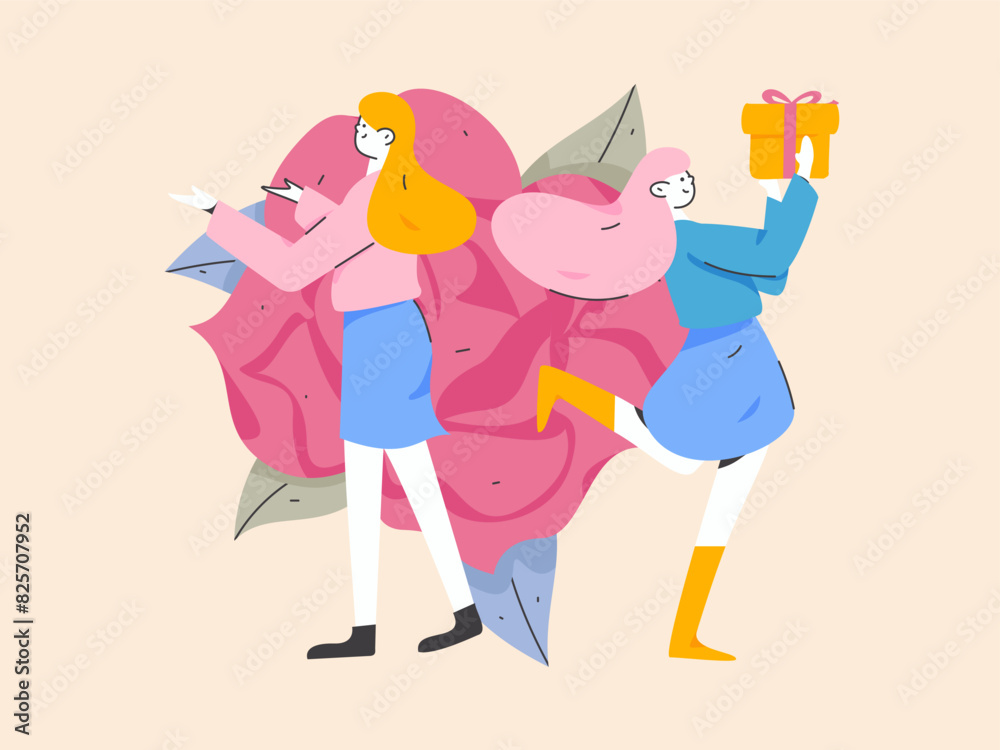 3.12 International Women's Day professional women flat character vector concept operation hand drawn illustration
3.12 International Women's Day professional women flat character vector concept operation hand drawn illustration