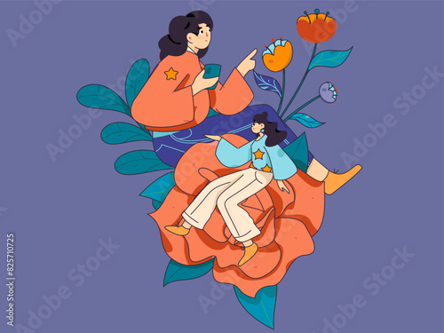 3.12 International Women's Day professional women flat character vector concept operation hand drawn illustration
