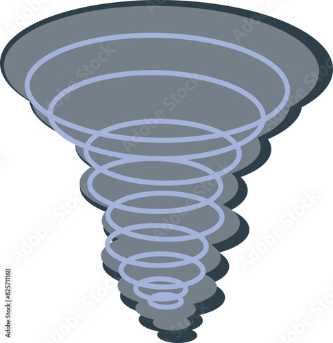 hurricane tornado  weather element icon