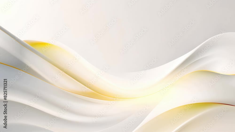 white smooth flowing waves with curved golden lines abstract motion background. Seamless looping. Video animation Ultra HD 4K 3840x2160
white smooth flowing waves with curved golden lines abstract motion background. Seamless looping. Video animation Ultra HD 4K 3840x2160