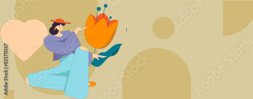 3.12 International Women's Day professional women flat character vector concept operation hand drawn illustration
