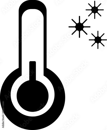 snow winter cold weather isolation icon
