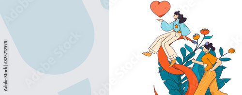 3.12 International Women's Day professional women flat character vector concept operation hand drawn illustration
